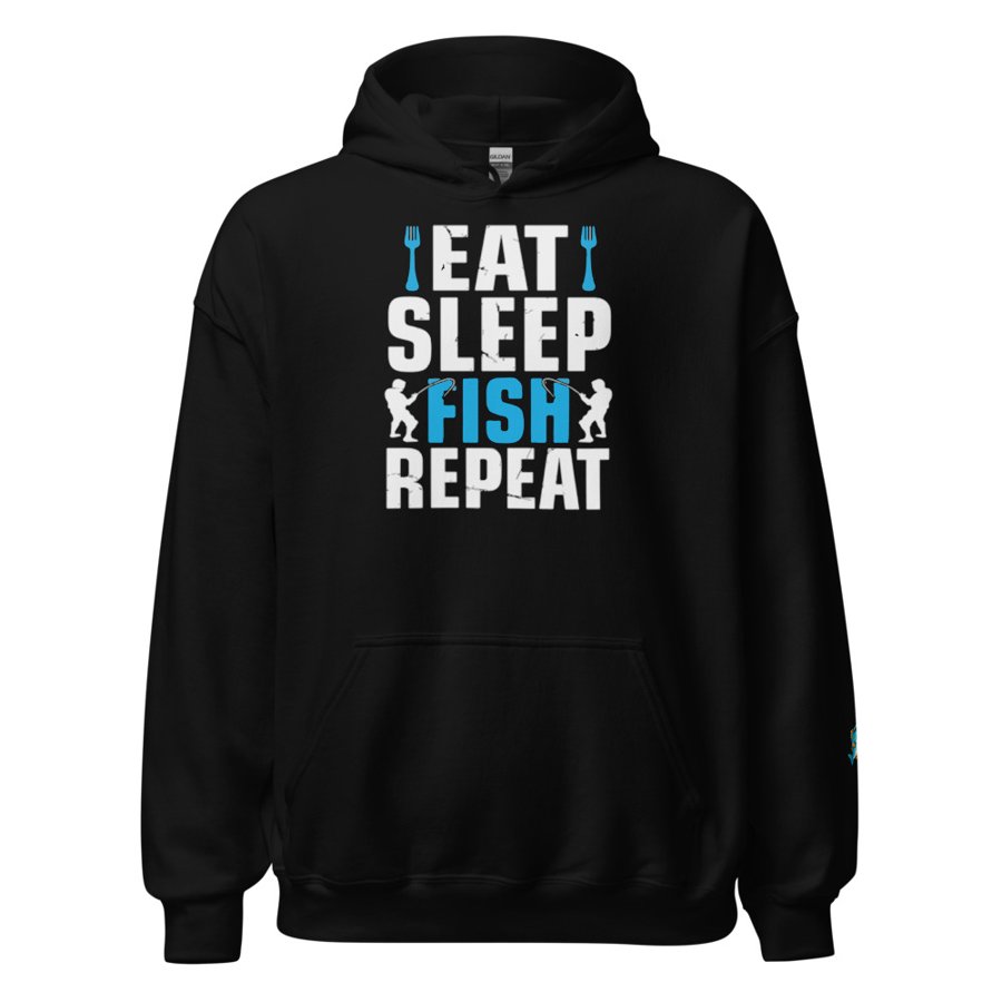 Eat Sleep Fish Repeat Hoodie